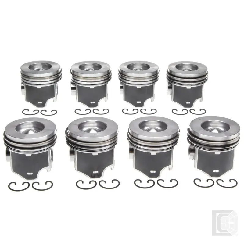 Mahle - Heavy-Duty Diesels Engine Piston Set (8) - 224-3953Wr-0.25Mm 1
