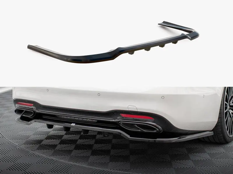 Maxton Design - Rear Splitter (Vertical Bars) Mercedes-Benz S Amg-Line W222 Facelift 1