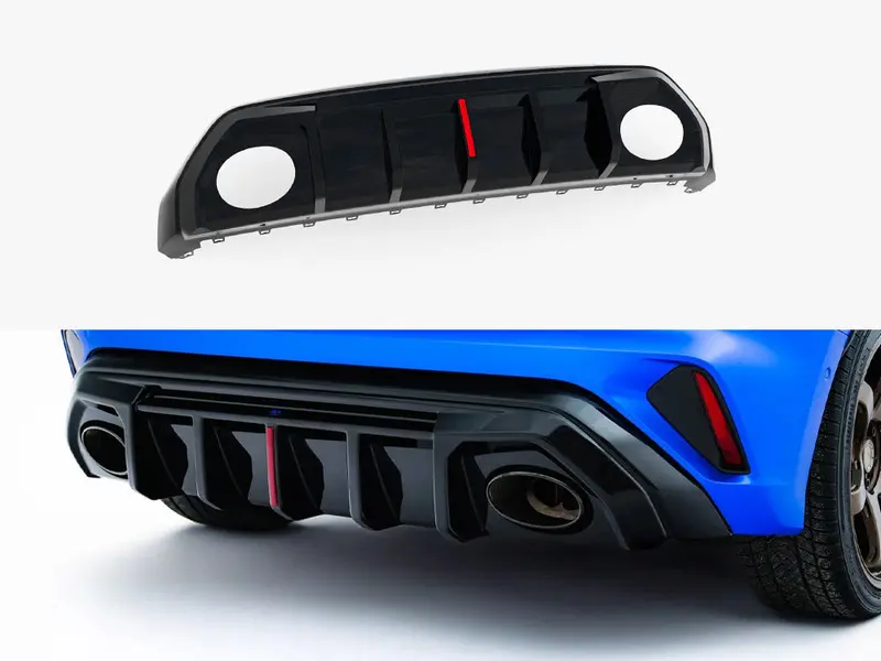 Maxton Design - Rear Valance Audi Rs3 8Y Sportback 8Y Facelift (Version With Original Reflector) 1