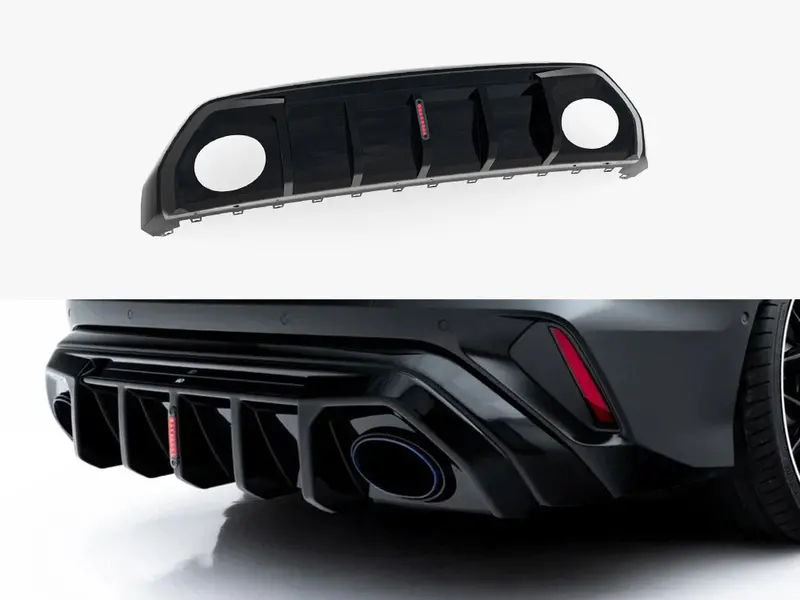 Maxton Design - Rear Valance Audi Rs3 Sedan 8Y Facelift (Version With Led Light) 1
