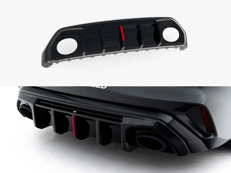 Maxton Design - Rear Valance Audi Rs3 Sedan 8Y Facelift (Version With Original Reflector) 1