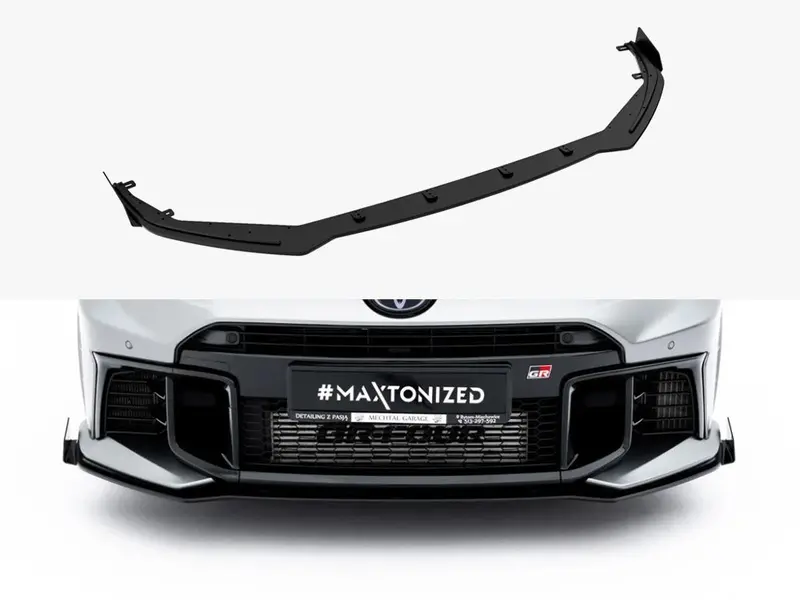 Maxton Design - Street Pro Front Splitter + Flaps Toyota Gr Yaris Mk4 Facelift 1
