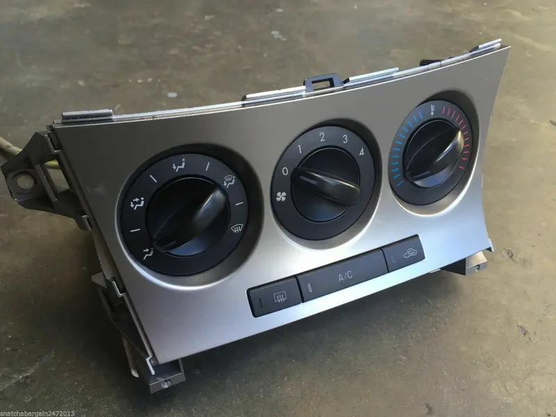 Mazda 3 Hatch Sedan 2011 Air Conditioning A/C Fan Climate Control Dials Sp25 Bl 1