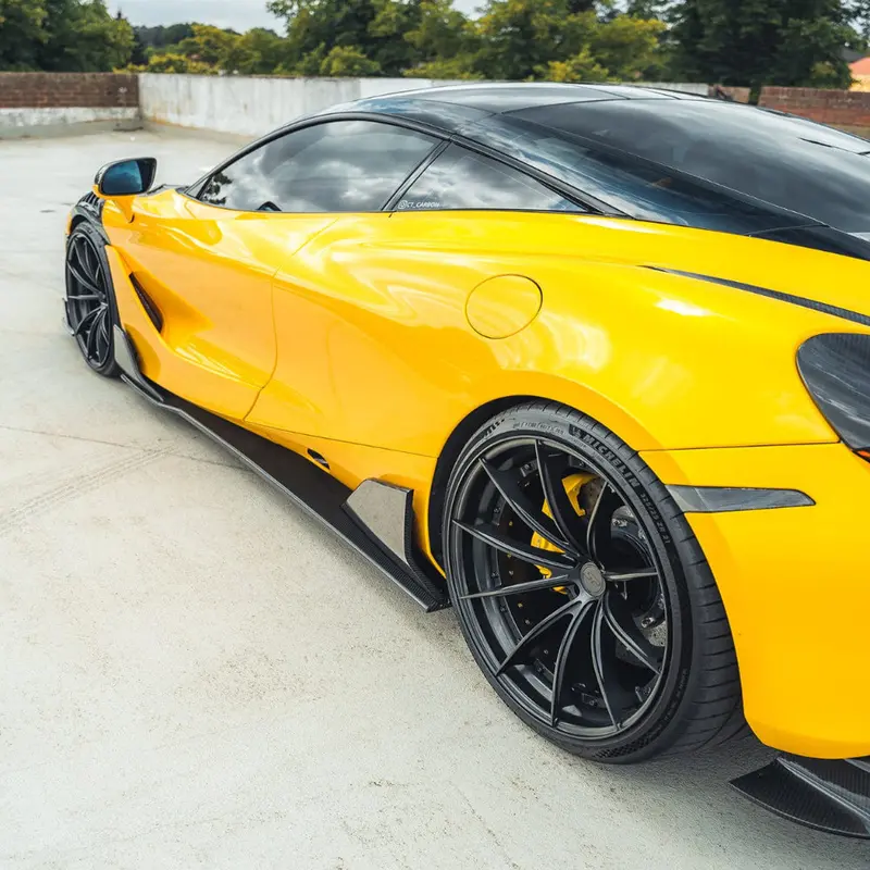 Mclaren 720S Carbon Fibre Side Skirts - Ct Design 2