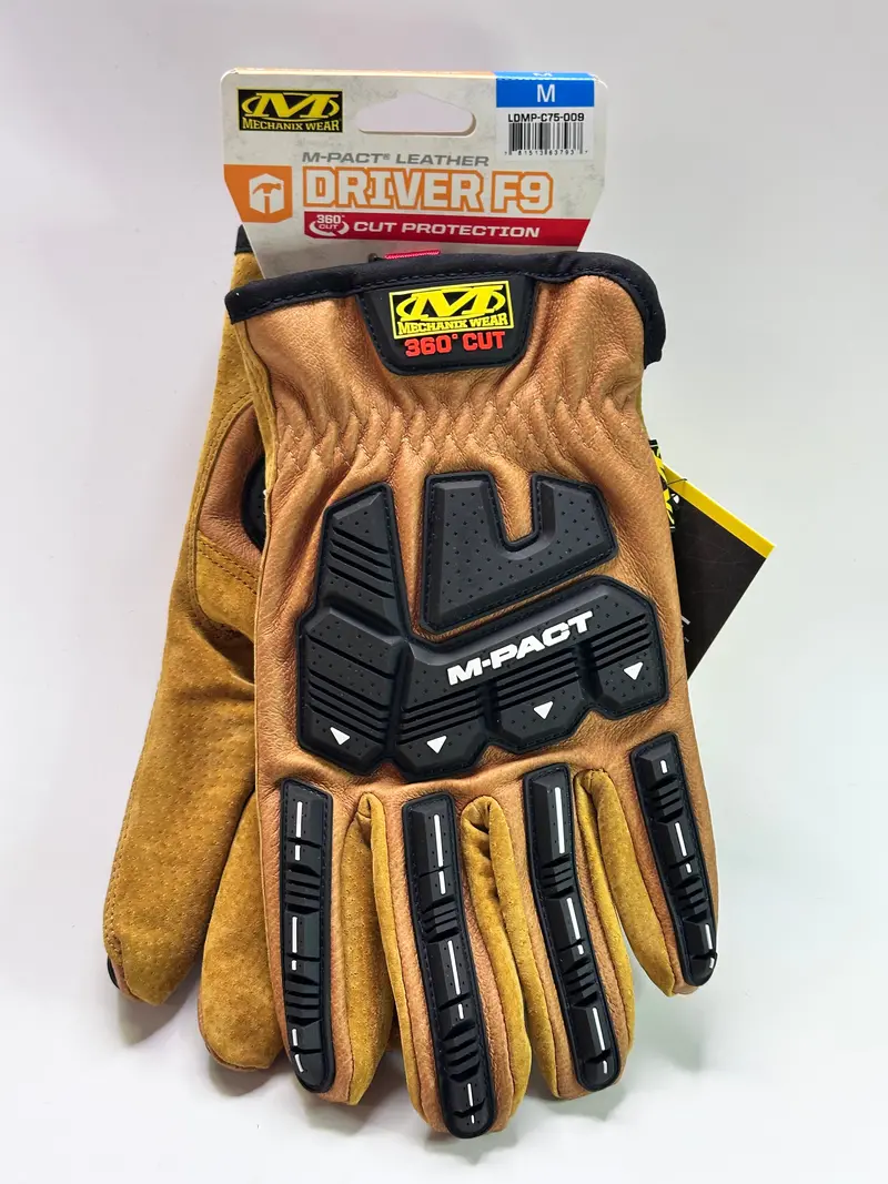 Mechanix Wear Ldmp-C75-009 Driver F9 Leather Gloves, Medium 1