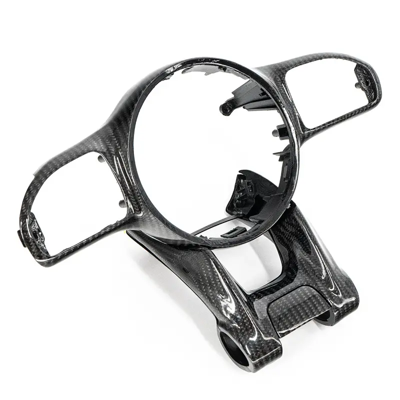 Mercedes Amg 2016+ Carbon Fibre Steering Wheel Trim 1