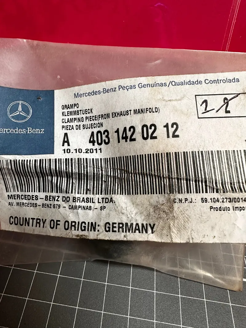 Mercedes-Benz A 403 142 02 12 Clamp 1