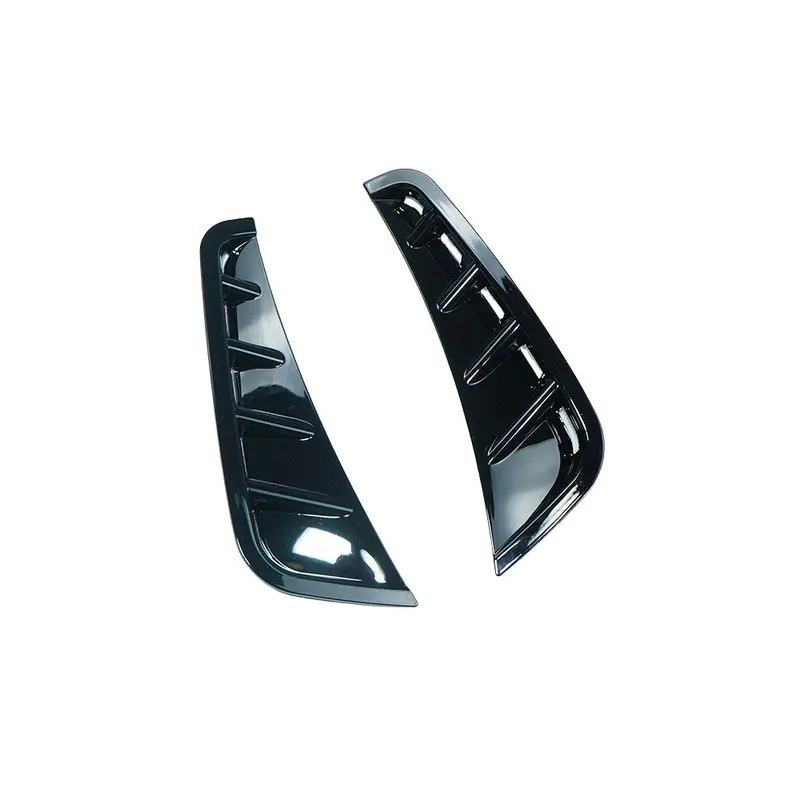 Mercedes C43 & C Class W205 2019-2021 Facelift Gloss Black Front Bumper Corners 1