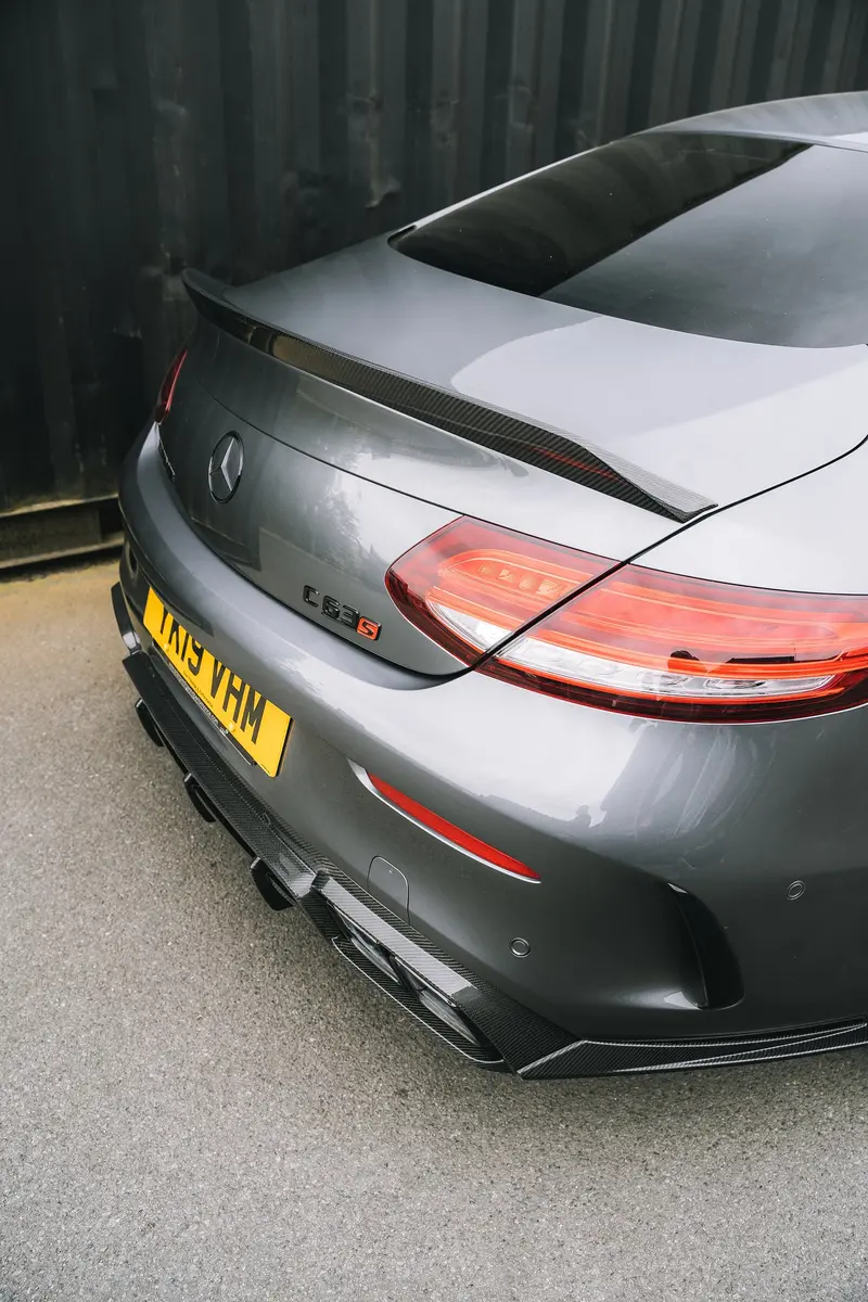 Mercedes C63/C Class W205 Convertible Carbon Spoiler - Mo Style 2