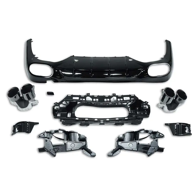 Mercedes E-Class W214 2024+ Diffuser With Tips 1