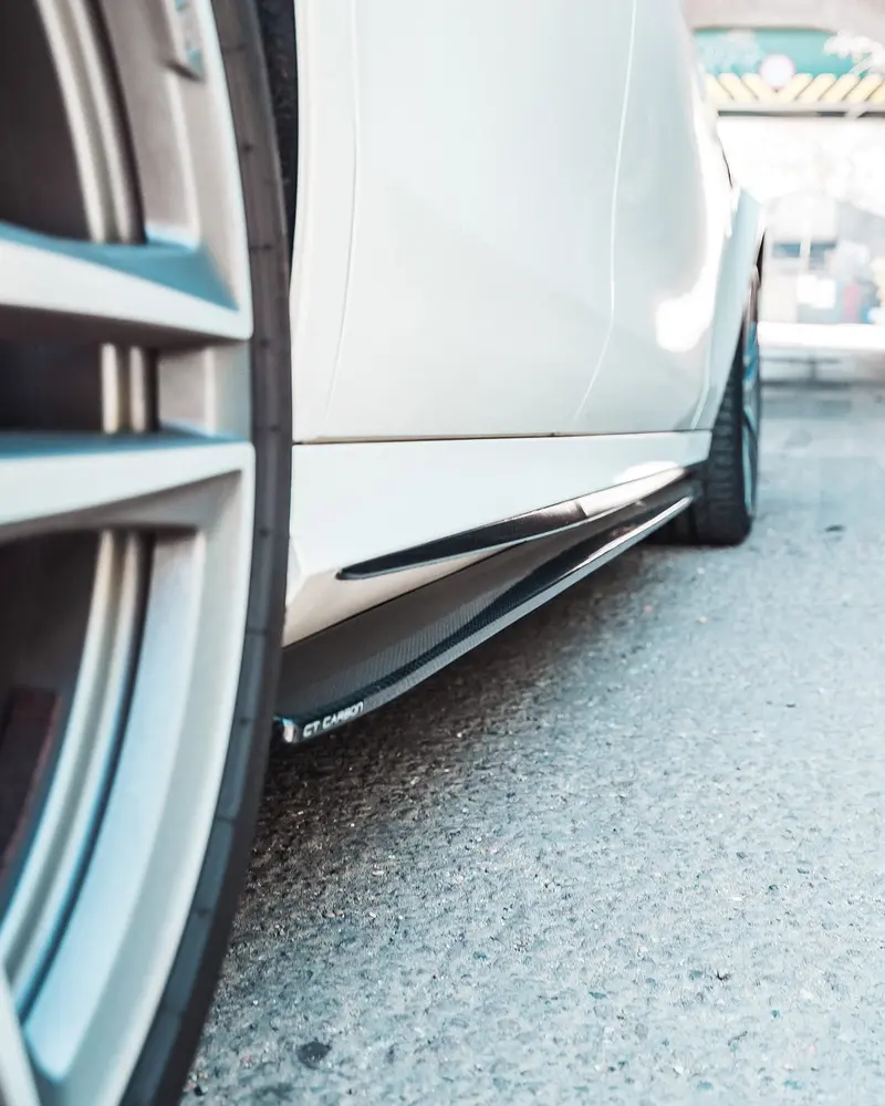 Mercedes E63 W213 Carbon Fibre Side Skirts - Ct Design 2