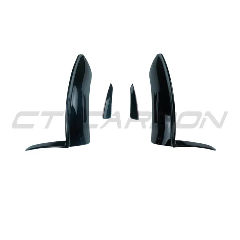 Mercedes V177 & W177 2023-Current A Class Gloss Black Corner Splitter And Canards 2