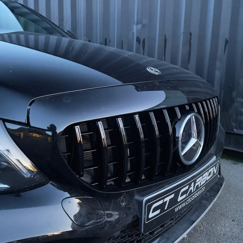 Mercedes W205 C Class 2019+ Amg Black Grille (Without Camera) 2