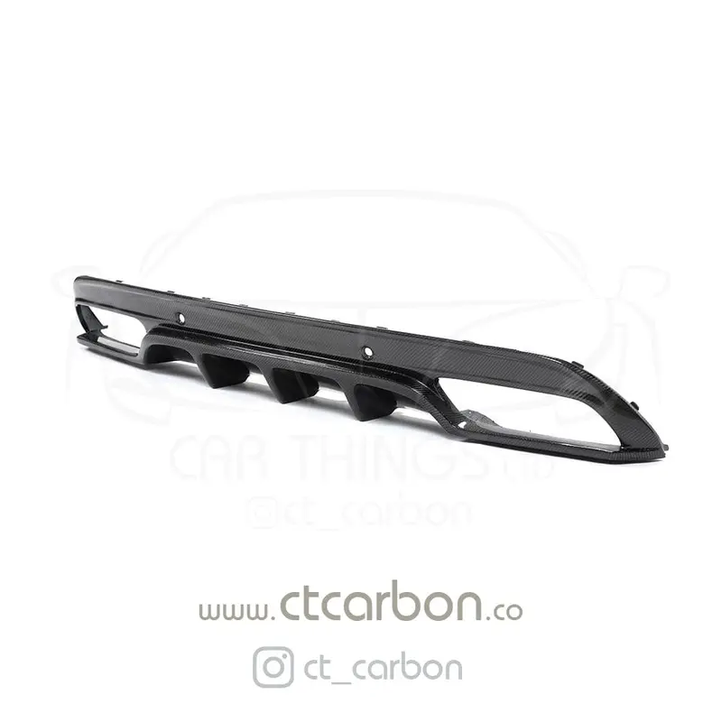 Mercedes W205 C63 & C63s Saloon Carbon Diffuser - Ps Style 1