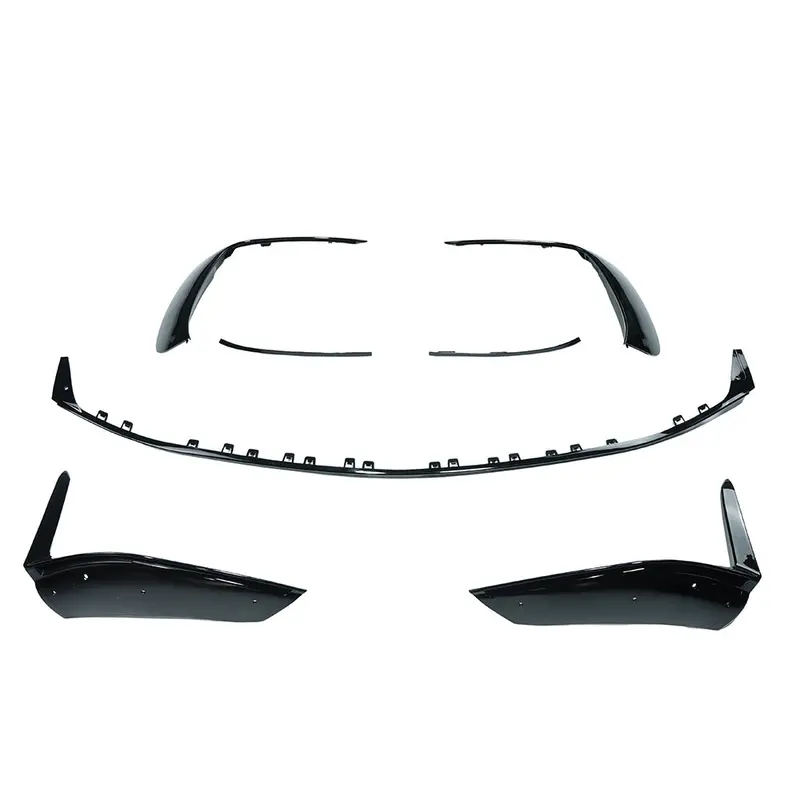 Mercedes W206 2021+ C43 Gloss Black Front Splitter - V1 1