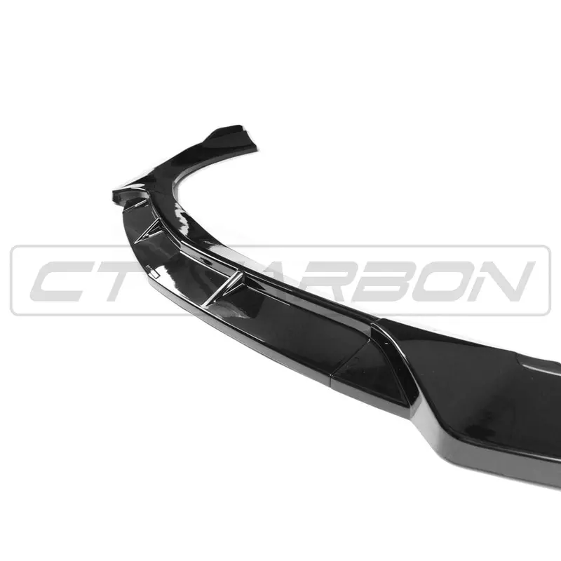 Mercedes W213 & C238 2017-2020 E-Class Gloss Black Splitter 2