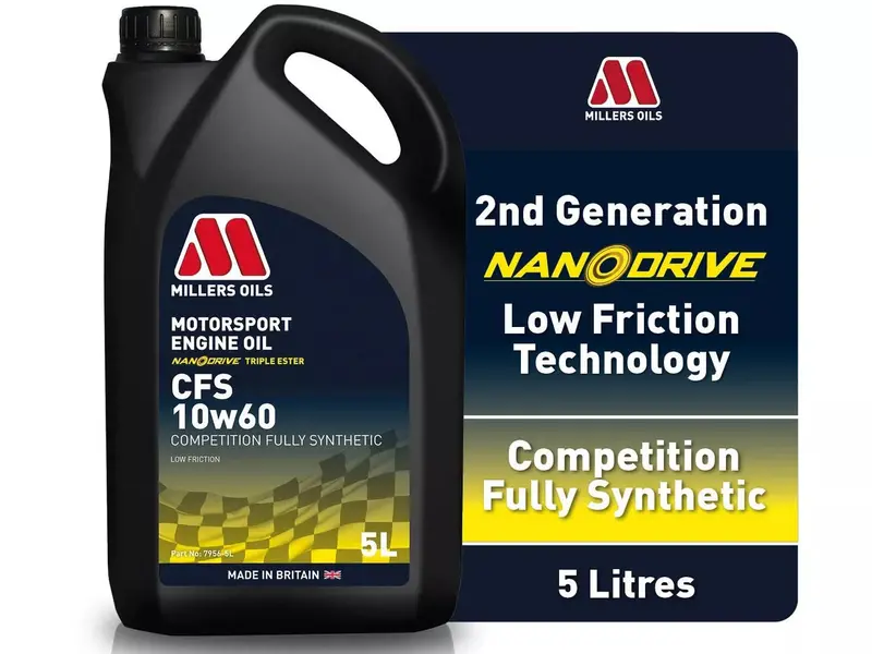 Millers Oils Motorsport Cfs 10W-60 Nt+ Nanodrive Fully Synthetic Engine Oil 2