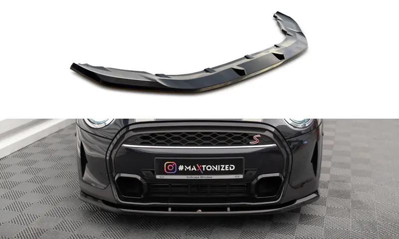 Mini Cooper S F56 Facelift Maxton Front Splitter V1 1