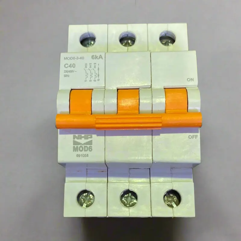 Mod6 40A Miniature Circuit Breaker 6Ka 3 Pole C Curve Mod6340 1