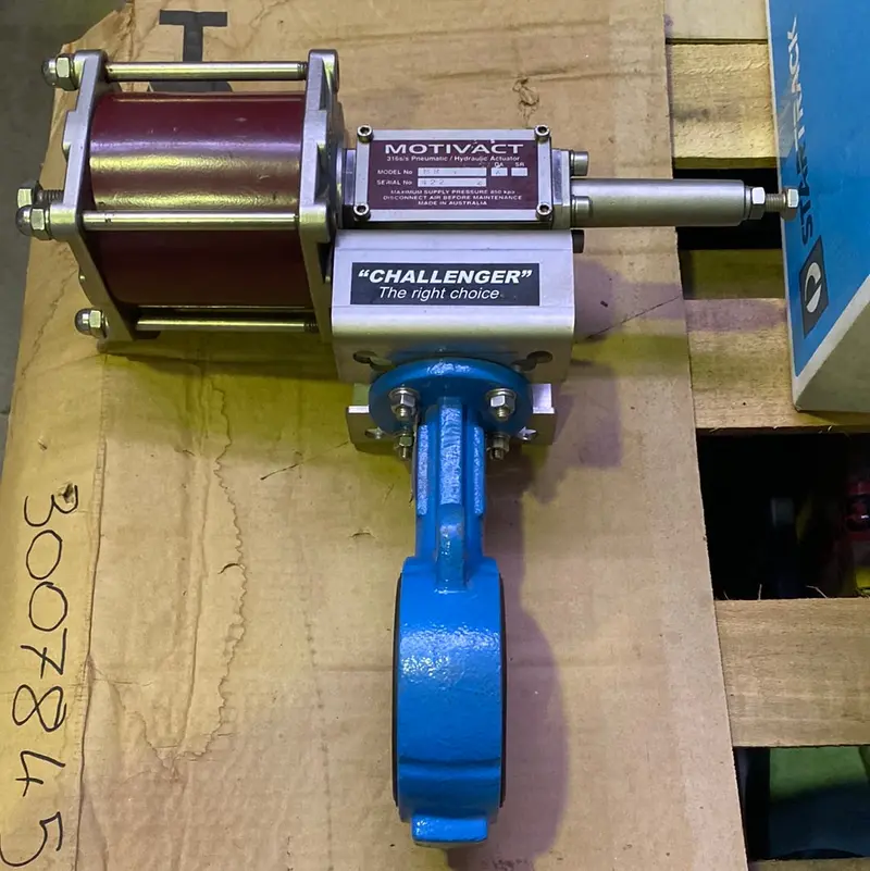 Motivact 316Ss High Performance Actuator & Challenger Butterfly Valve 1
