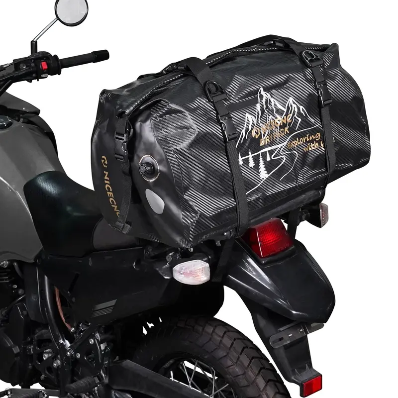 Motorcycle 66L Dry Duffel Bag | Rear Seat Tail Luggage Bag Waterproof 2