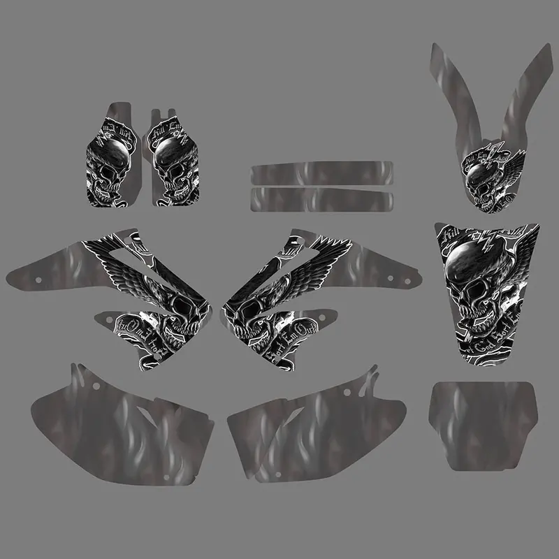 Motorcycle Backgrounds Decal Sticker Kits For Honda Crf450 R 2002-2004 1