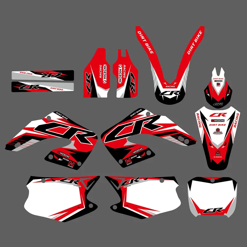 Motorcycle Decals Stickers Graphic Set For Honda Cr125/Cr250 2000-2001 1