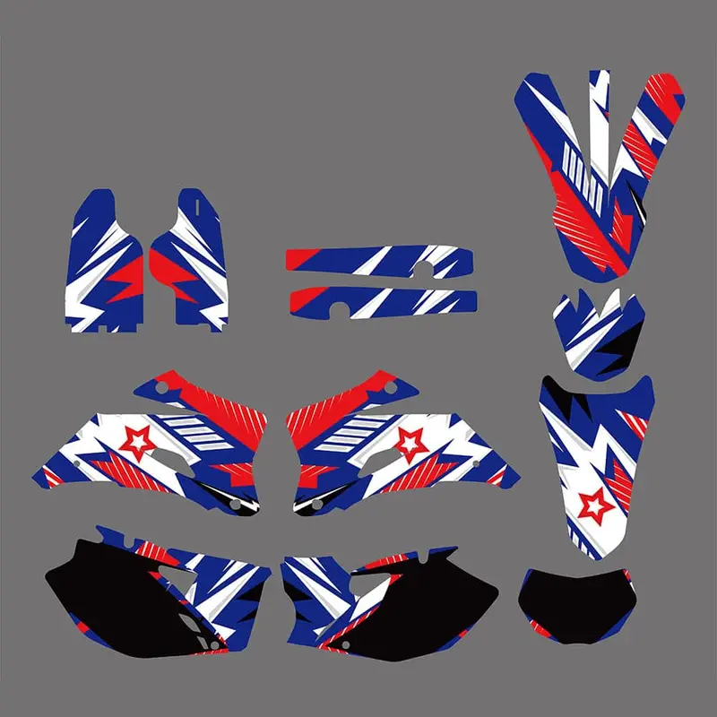 Motorcycle Decals Stickers Kits For Wr250f Wr450f 2007-2011 1