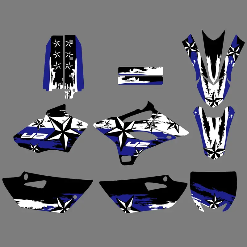 Motorcycle Full Graphics Decals Fender Stickers For Yamaha Yz85 2015-2020 1