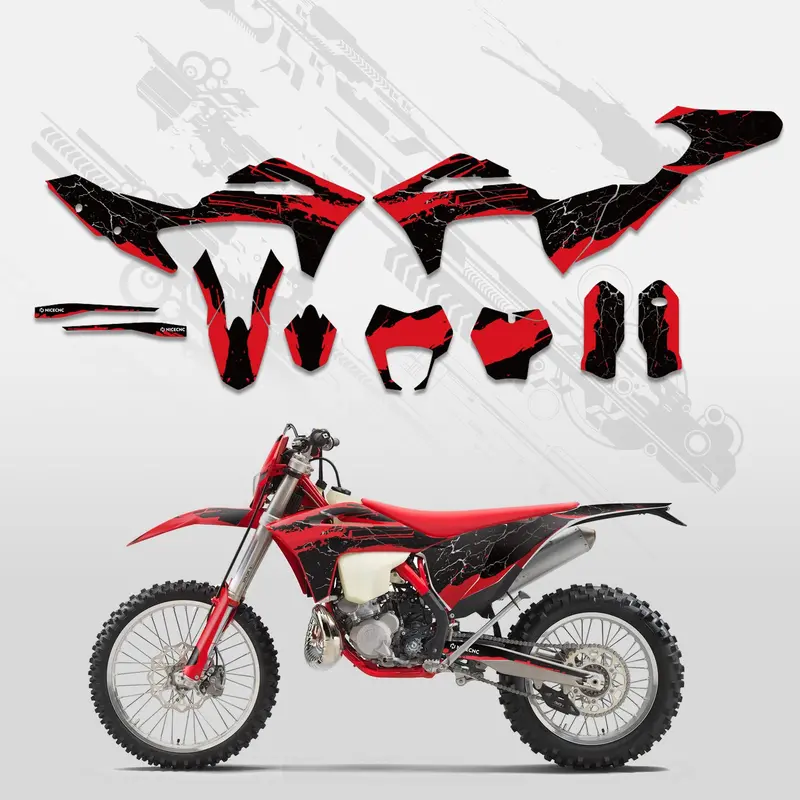 Motorcycle Full Graphics Decals Stickers Kit For Gas Gas Ec Enduro 2021-2023 1