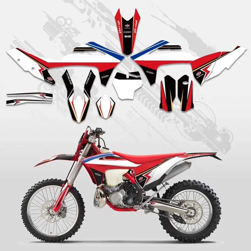 Motorcycle Full Graphics Decals Stickers Kit For Gas Gas Mc Motocross 2021-2023 1