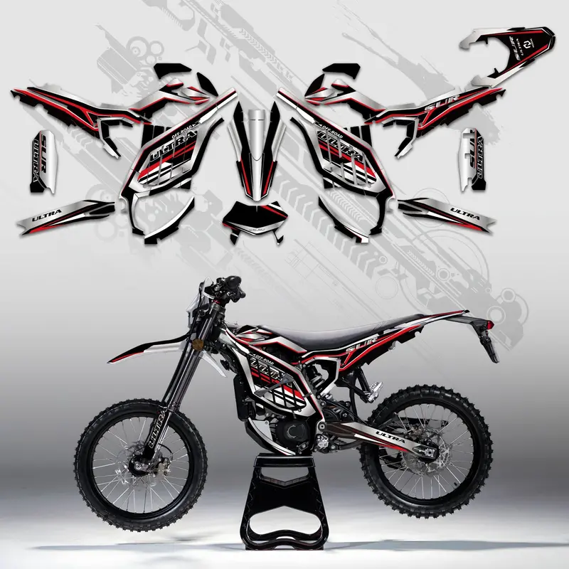 Motorcycle Full Graphics Decals Stickers Kit For Surron	Ultra Bee	All Years 1