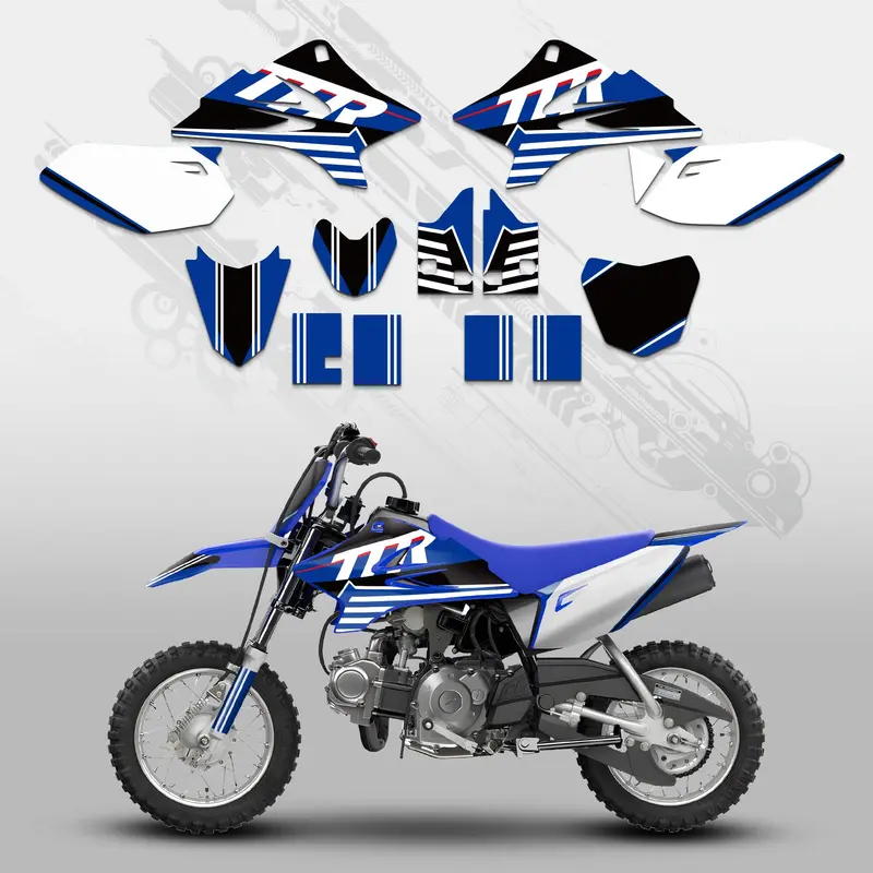 Motorcycle Full Graphics Decals Stickers Kit For Yamaha Ttr50 2006-2015 1