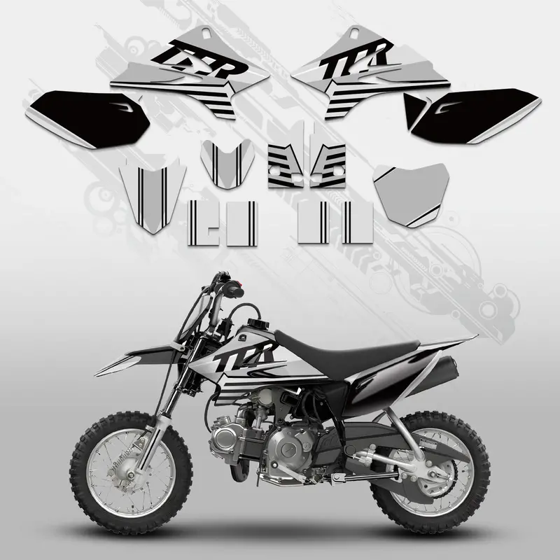 Motorcycle Full Graphics Decals Stickers Kit For Yamaha Ttr50 2006-2015 1