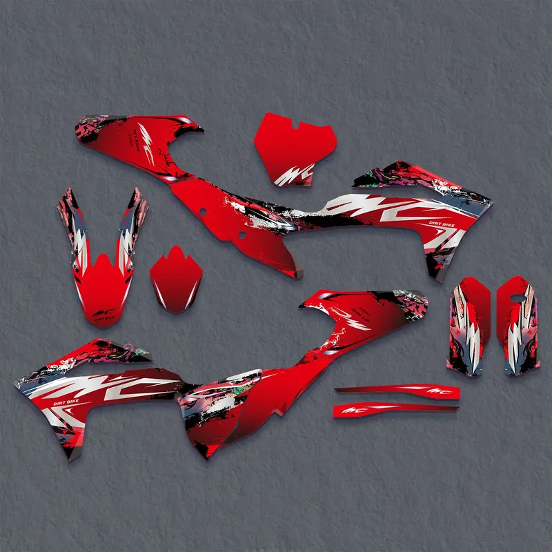 Motorcycle Full Graphics Decals Stickers Set For Gas Gas Mc Motocross 2021-2023 1