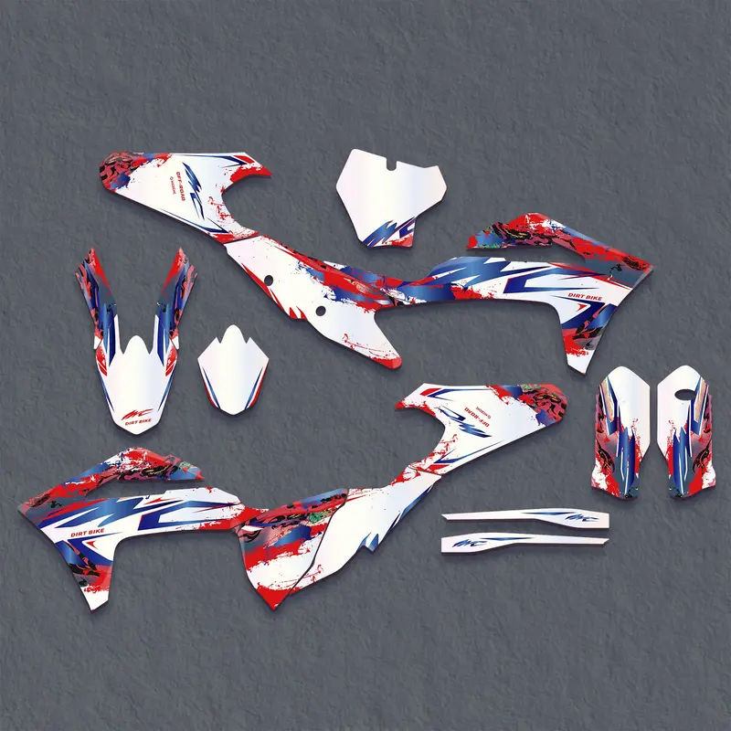 Motorcycle Full Graphics Decals Stickers Set For Gas Gas Mc Motocross 2021-2023 3