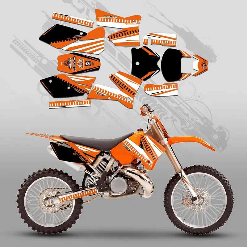 Motorcycle Full Graphics Decals Stickers Set For Ktm Sx 2005-2006 2
