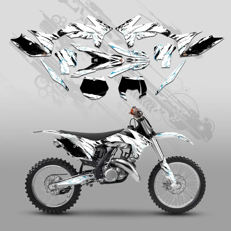 Motorcycle Full Graphics Decals Stickers Set For Ktm Sx 2011-2012 Xcw 2013 3