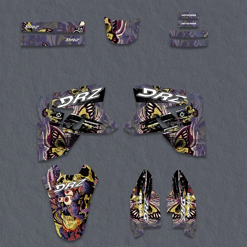 Motorcycle Full Graphics Decals Stickers Set For Suzuki Drz400sm 2000-2020 2