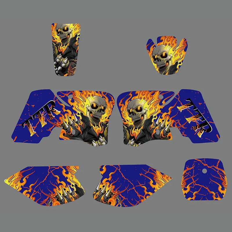 Motorcycle Graphic Decal Sticker Kit For Yamaha Ttr90 2000-2007 1