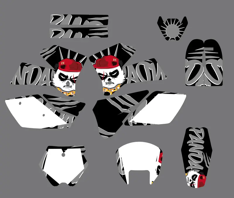 Motorcycle Graphic Decals Stickers For Ktm Sx 125 250 380 400 520 2005-2006 1