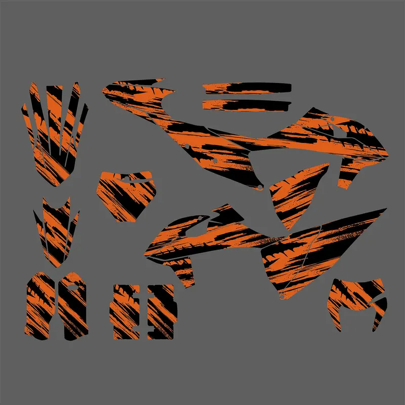 Motorcycle Graphic Decals Stickers Kit For Ktm Exc/Xc-W 2020-2023 1