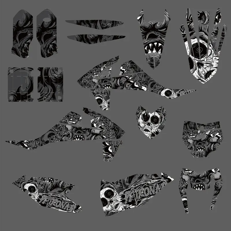 Motorcycle Graphic Decals Stickers Kit For Ktm Sx Sxf 125-450 2016-2018 1