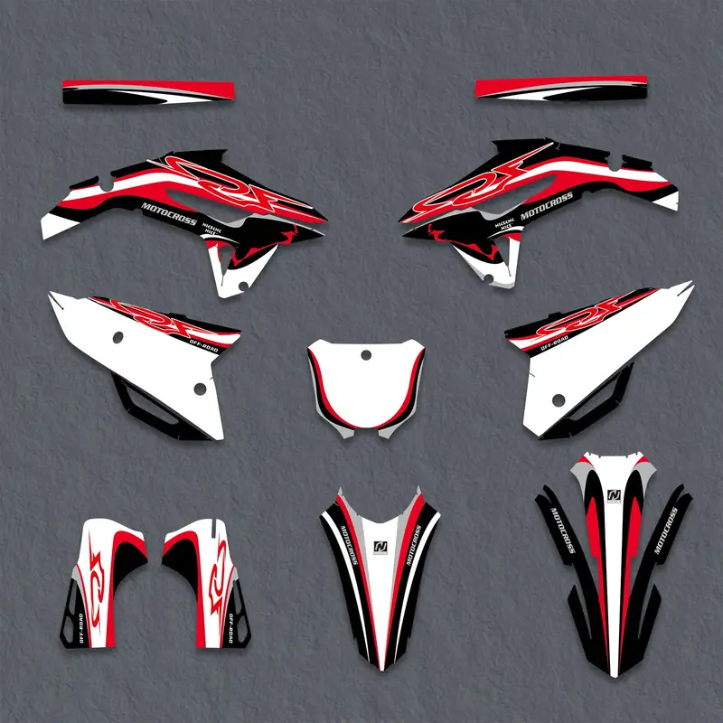 Motorcycle Graphics Decals Stickers For Honda Crf250 2022-2024 1