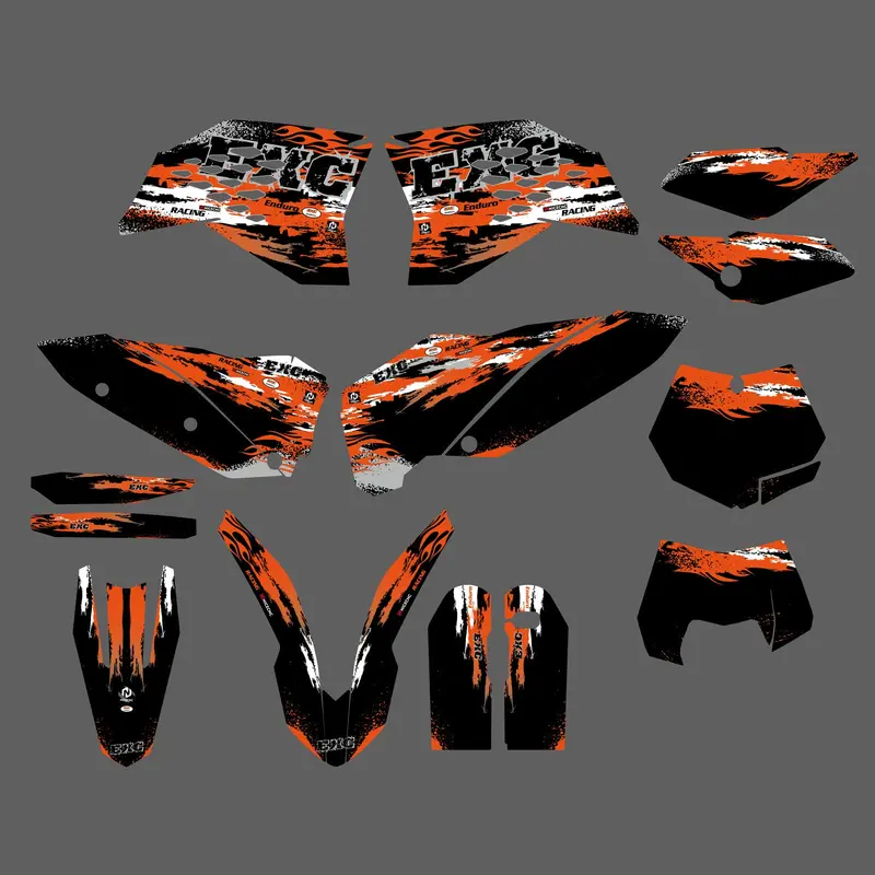 Motorcycle Graphics For Ktm 350 500 Exc-F 2008-2010 1