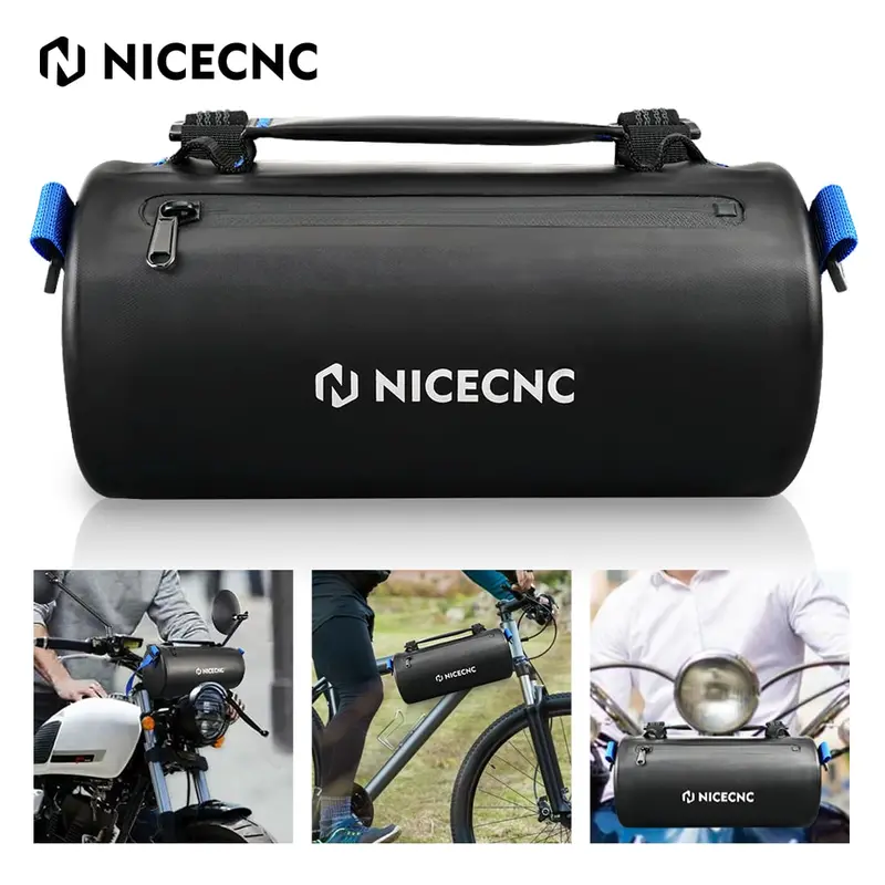 Motorcycle Handlebar Bag Front Barrel Storage Bags Waterproof 1