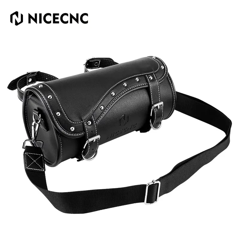 Motorcycle Handlebar Sissy Bar Bag With Shoulder Strap For Bmw/ Harley Davidson/ Kawasaki 1