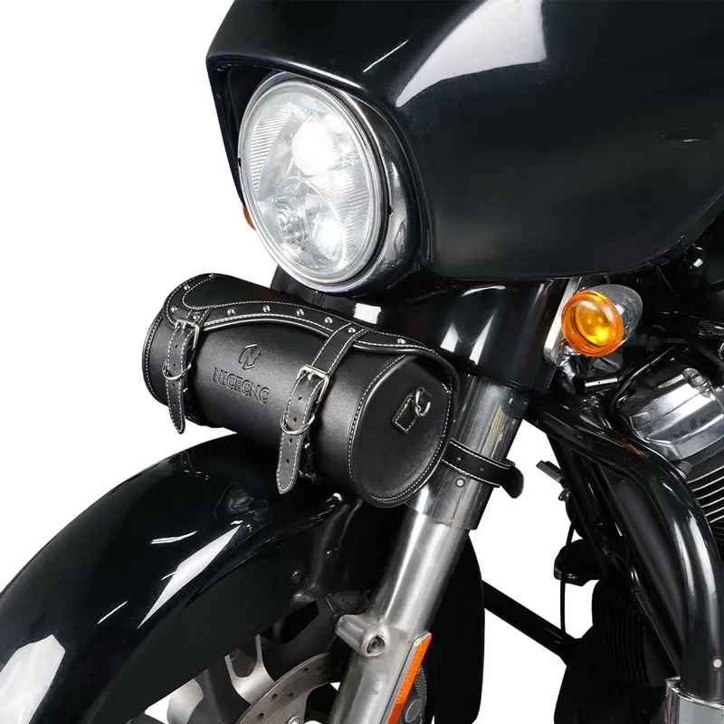 Motorcycle Handlebar Sissy Bar Bag With Shoulder Strap For Bmw/ Harley Davidson/ Kawasaki 2