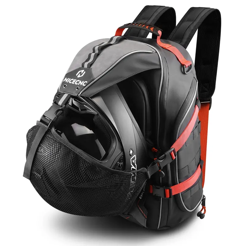 Motorcycle Helmet Bag Upgrade 35L With Shoe Compartment Hiking 1