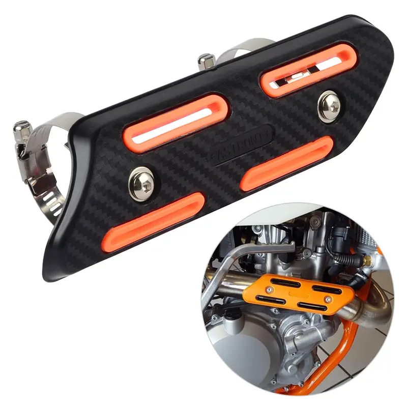 Motorcycle Muffler Exhaust Pipe Heat Shield Guard 6